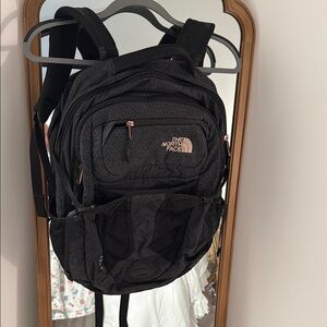 The North Face Recon Backpack with Rose gold details